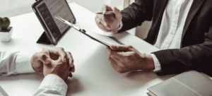 Medical system interviewing an international medical graduate IMG physician for a job opportunity