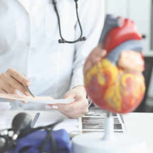 Cardiologist at their job at a hospital or healthcare facility